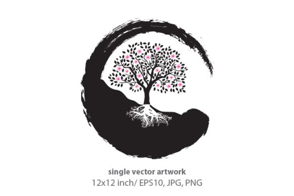 BLOOMING TREE: A Versatile Vector Artwork for Creative Expression