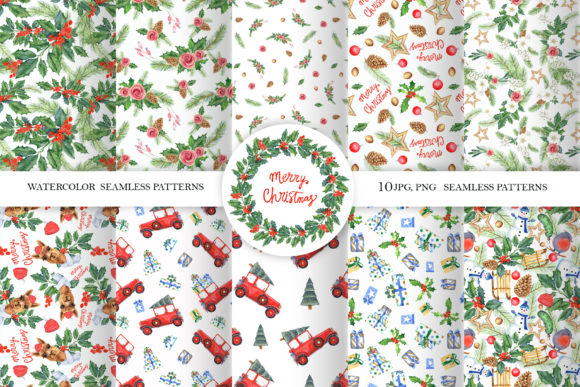 CHRISTMAS Seamless Patterns for Creative Projects