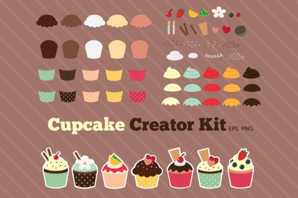 Cupcake Creator Kit Clipart Vector: A Strategic Tool for Creative Expression and Business Growth