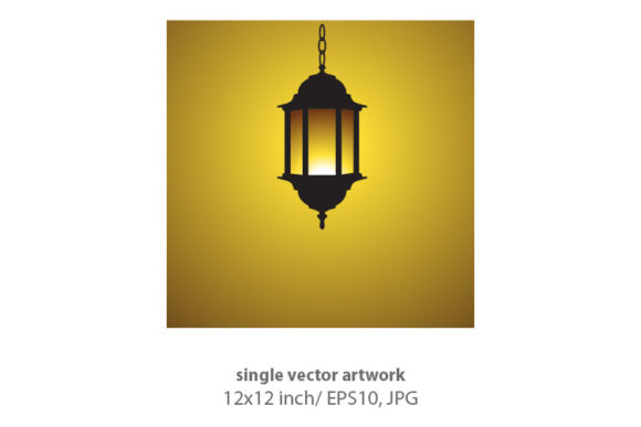 Lantern - Single Vector Artwork